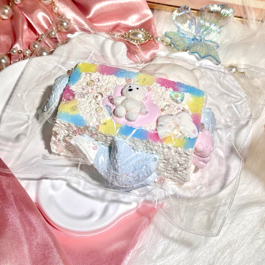 【DORO】くまウサギレインボートースト｜バタークリーム感｜もちもち触感｜Colourful