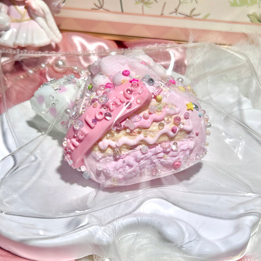 【Thalomis】うさぎの餅｜クリーム状 ふんわりとした感触｜Squishy toy ｜Pink